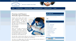 Desktop Screenshot of pensionsandfinance.ie